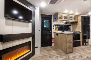 2027 Forest River Cherokee Grey Wolf 26KF Bunkhouse Travel Trailer Interior Image