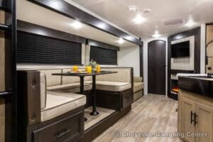 2027 Forest River Cherokee Grey Wolf 26KF Bunkhouse Travel Trailer Interior Image