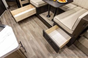 2027 Forest River Cherokee Grey Wolf 26KF Bunkhouse Travel Trailer Interior Image