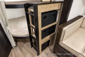 2027 Forest River Cherokee Grey Wolf 26KF Bunkhouse Travel Trailer Interior Image