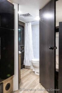 2027 Forest River Cherokee Grey Wolf 26KF Bunkhouse Travel Trailer Interior Image