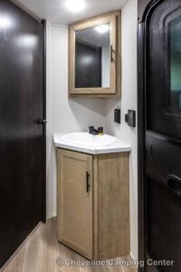 2027 Forest River Cherokee Grey Wolf 26KF Bunkhouse Travel Trailer Interior Image