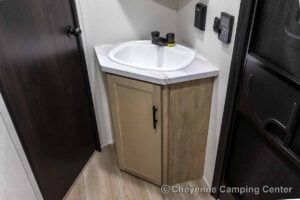 2027 Forest River Cherokee Grey Wolf 26KF Bunkhouse Travel Trailer Interior Image