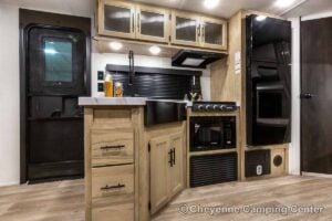 2027 Forest River Cherokee Grey Wolf 26KF Bunkhouse Travel Trailer Interior Image