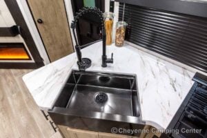 2027 Forest River Cherokee Grey Wolf 26KF Bunkhouse Travel Trailer Interior Image