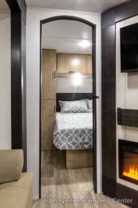 2027 Forest River Cherokee Grey Wolf 26KF Bunkhouse Travel Trailer Interior Image