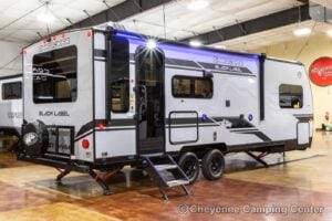 2026 Forest River Cherokee Grey Wolf Black Label 23MKBL Couples Travel Trailer Exterior Image
