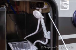 2026 Forest River Cherokee Grey Wolf Black Label 23MKBL Couples Travel Trailer Exterior Image