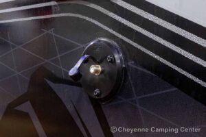 2026 Forest River Cherokee Grey Wolf Black Label 23MKBL Couples Travel Trailer Exterior Image