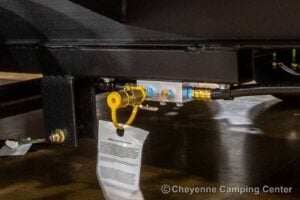 2026 Forest River Cherokee Grey Wolf Black Label 23MKBL Couples Travel Trailer Exterior Image