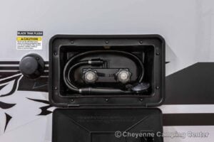 2026 Forest River Cherokee Grey Wolf Black Label 23MKBL Couples Travel Trailer Exterior Image