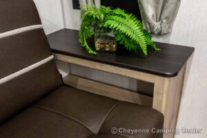2026 Forest River Cherokee Grey Wolf Black Label 23MKBL Couples Travel Trailer Interior Image