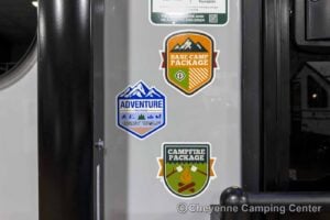 2026 Forest River Cherokee Grey Wolf Black Label 24RRTBL Toy Hauler Travel Trailer Exterior Image