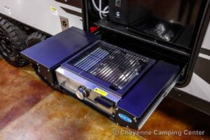 2026 Forest River Cherokee Grey Wolf Black Label 24RRTBL Toy Hauler Travel Trailer Exterior Image