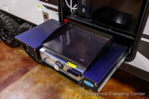 2026 Forest River Cherokee Grey Wolf Black Label 24RRTBL Toy Hauler Travel Trailer Exterior Image