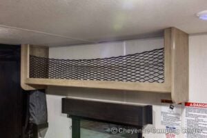 2026 Forest River Cherokee Grey Wolf Black Label 24RRTBL Toy Hauler Travel Trailer Interior Image