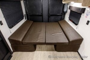 2026 Forest River Cherokee Grey Wolf Black Label 24RRTBL Toy Hauler Travel Trailer Interior Image