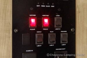 2026 Forest River Cherokee Grey Wolf Black Label 24RRTBL Toy Hauler Travel Trailer Interior Image