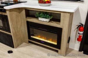 2026 Forest River Cherokee Grey Wolf Black Label 24RRTBL Toy Hauler Travel Trailer Interior Image