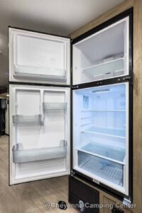 2026 Forest River Cherokee Grey Wolf Black Label 24RRTBL Toy Hauler Travel Trailer Interior Image