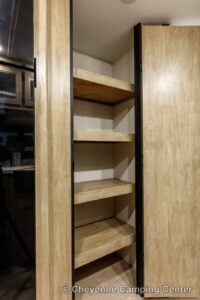 2026 Forest River Cherokee Grey Wolf Black Label 24RRTBL Toy Hauler Travel Trailer Interior Image