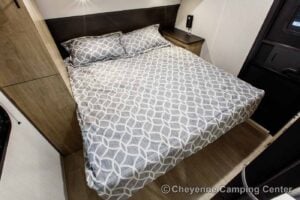 2026 Forest River Cherokee Grey Wolf Black Label 24RRTBL Toy Hauler Travel Trailer Interior Image