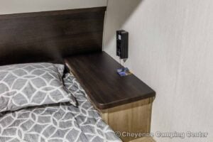 2026 Forest River Cherokee Grey Wolf Black Label 24RRTBL Toy Hauler Travel Trailer Interior Image