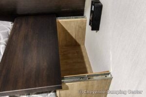 2026 Forest River Cherokee Grey Wolf Black Label 24RRTBL Toy Hauler Travel Trailer Interior Image