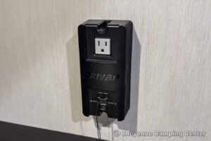 2026 Forest River Cherokee Grey Wolf Black Label 24RRTBL Toy Hauler Travel Trailer Interior Image