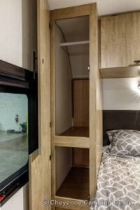 2026 Forest River Cherokee Grey Wolf Black Label 24RRTBL Toy Hauler Travel Trailer Interior Image