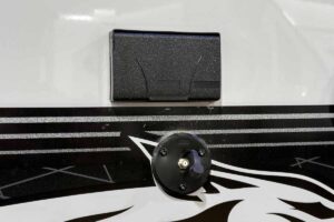 2027 Forest River Cherokee Grey Wolf Black Label 24RRTBL Toy Hauler Travel Trailer Exterior Image