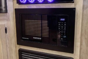 2027 Forest River Cherokee Grey Wolf Black Label 24RRTBL Toy Hauler Travel Trailer Interior Image