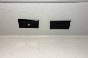 2027 Forest River Cherokee Grey Wolf Black Label 24RRTBL Toy Hauler Travel Trailer Interior Image