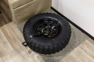 2027 Forest River Cherokee Grey Wolf Black Label 24RRTBL Toy Hauler Travel Trailer Interior Image