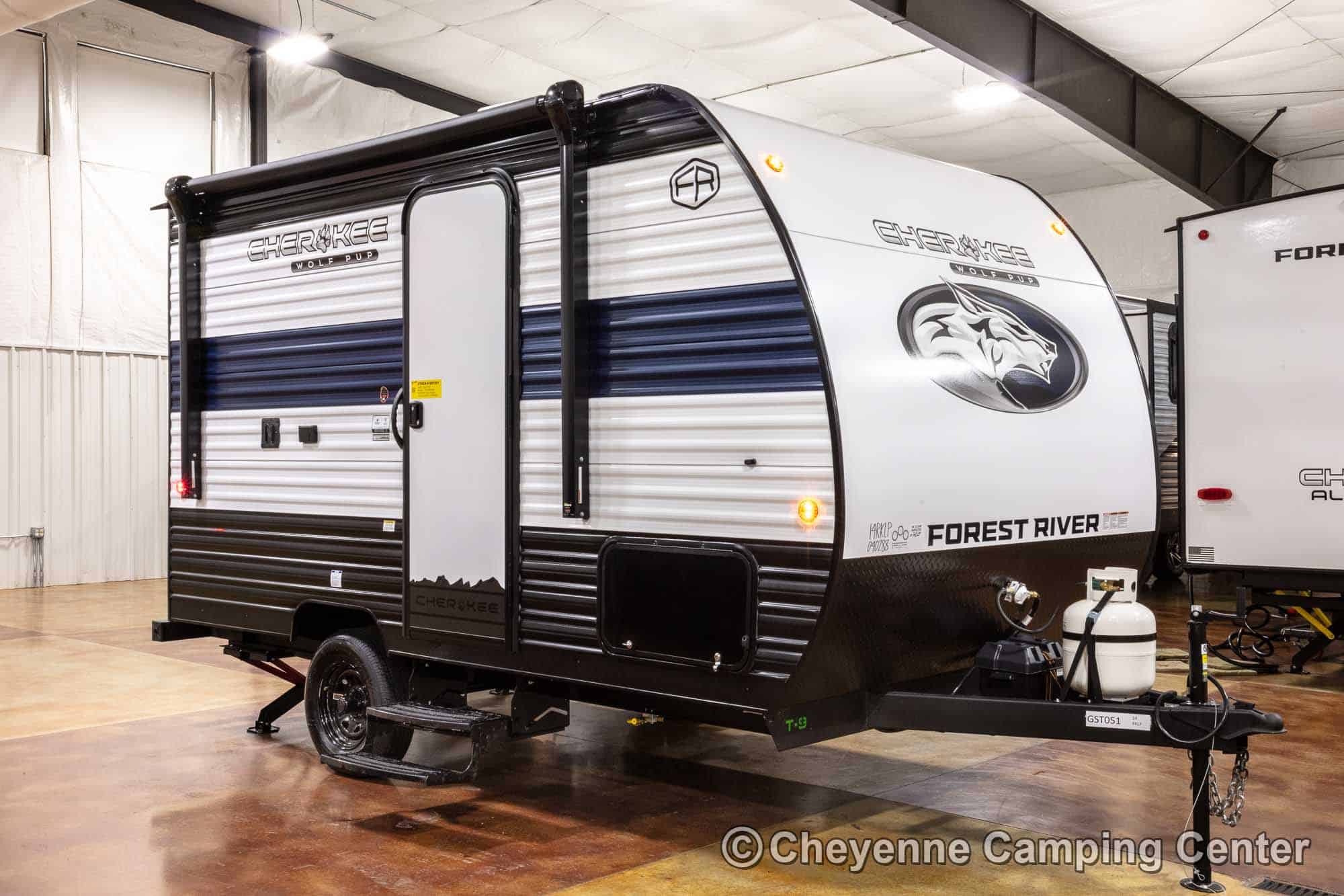 2026 Forest River Cherokee Wolf Pup 14RKLP Small Couples Travel Trailer Enterior Image