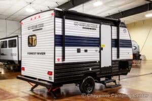 2026 Forest River Cherokee Wolf Pup 14RKLP Small Couples Travel Trailer Exterior Image