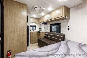 2026 Forest River Cherokee Wolf Pup 14RKLP Small Couples Travel Trailer Interior Image