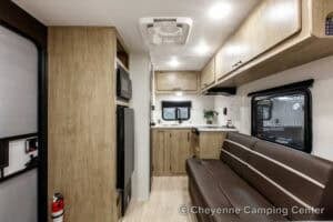 2026 Forest River Cherokee Wolf Pup 14RKLP Small Couples Travel Trailer Interior Image