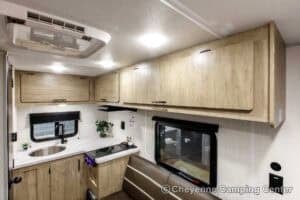 2026 Forest River Cherokee Wolf Pup 14RKLP Small Couples Travel Trailer Interior Image