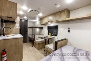 2027 Forest River Cherokee Wolf Pup 16LP Small Bunkhouse Travel Trailer Interior Image