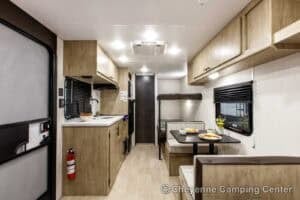 2026 Forest River Cherokee Wolf Pup 16LP Small Bunkhouse Travel Trailer Interior Image