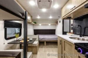 2026 Forest River Cherokee Wolf Pup 16LP Small Bunkhouse Travel Trailer Interior Image
