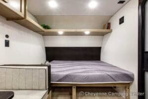 2026 Forest River Cherokee Wolf Pup 16LP Small Bunkhouse Travel Trailer Interior Image