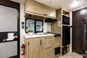 2026 Forest River Cherokee Wolf Pup 16LP Small Bunkhouse Travel Trailer Interior Image