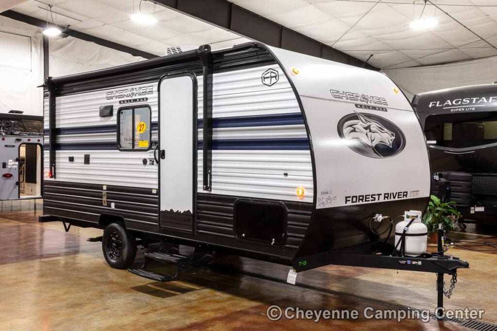 2027 Forest River Cherokee Wolf Pup 16LP Small Bunkhouse Travel Trailer Exterior Image