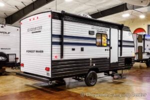 2027 Forest River Cherokee Wolf Pup 16LP Small Bunkhouse Travel Trailer Exterior Image