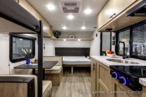 2027 Forest River Cherokee Wolf Pup 16LP Small Bunkhouse Travel Trailer Interior Image