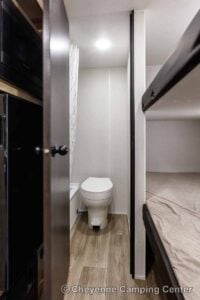 2027 Forest River Cherokee Wolf Pup 16LP Small Bunkhouse Travel Trailer Interior Image