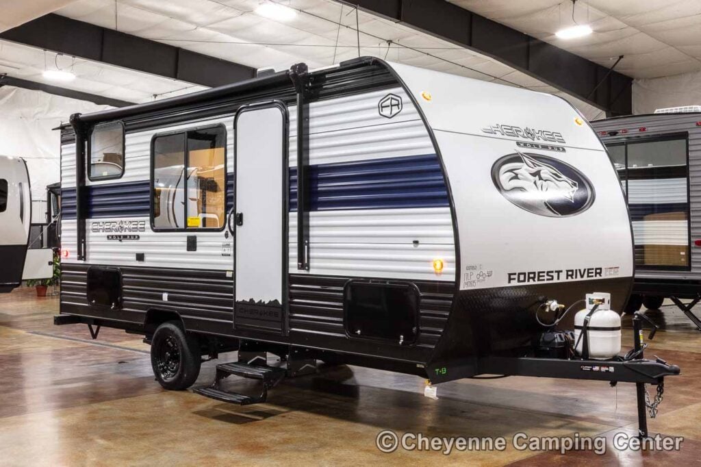 2026 Forest River Cherokee Wolf Pup 16LP Small Bunkhouse Travel Trailer Enterior Image