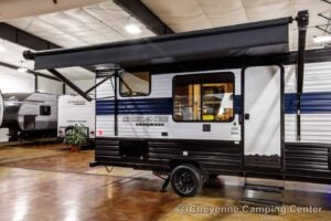 2026 Forest River Cherokee Wolf Pup 17LP Small Bunkhouse Travel Trailer Exterior Image